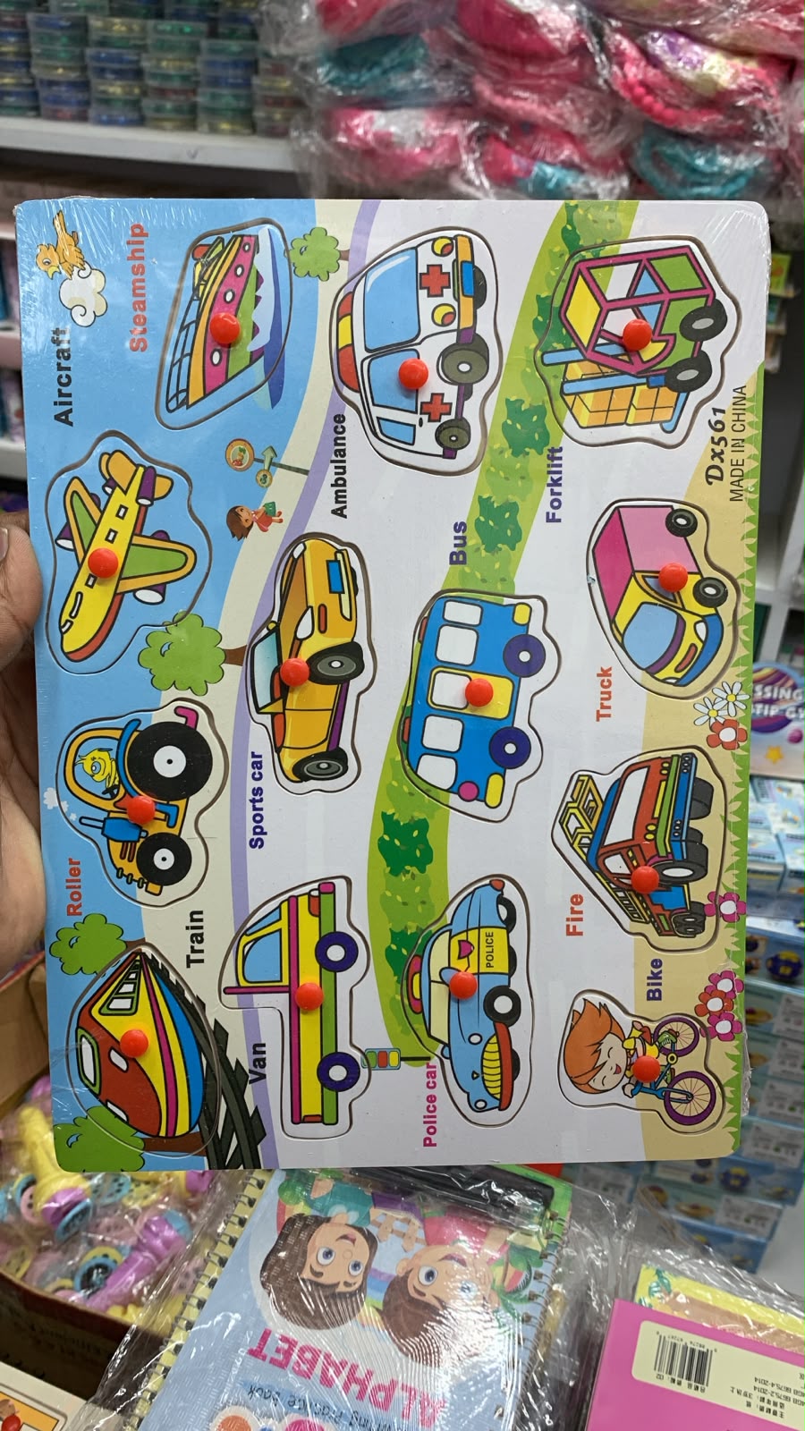 transport puzzle board